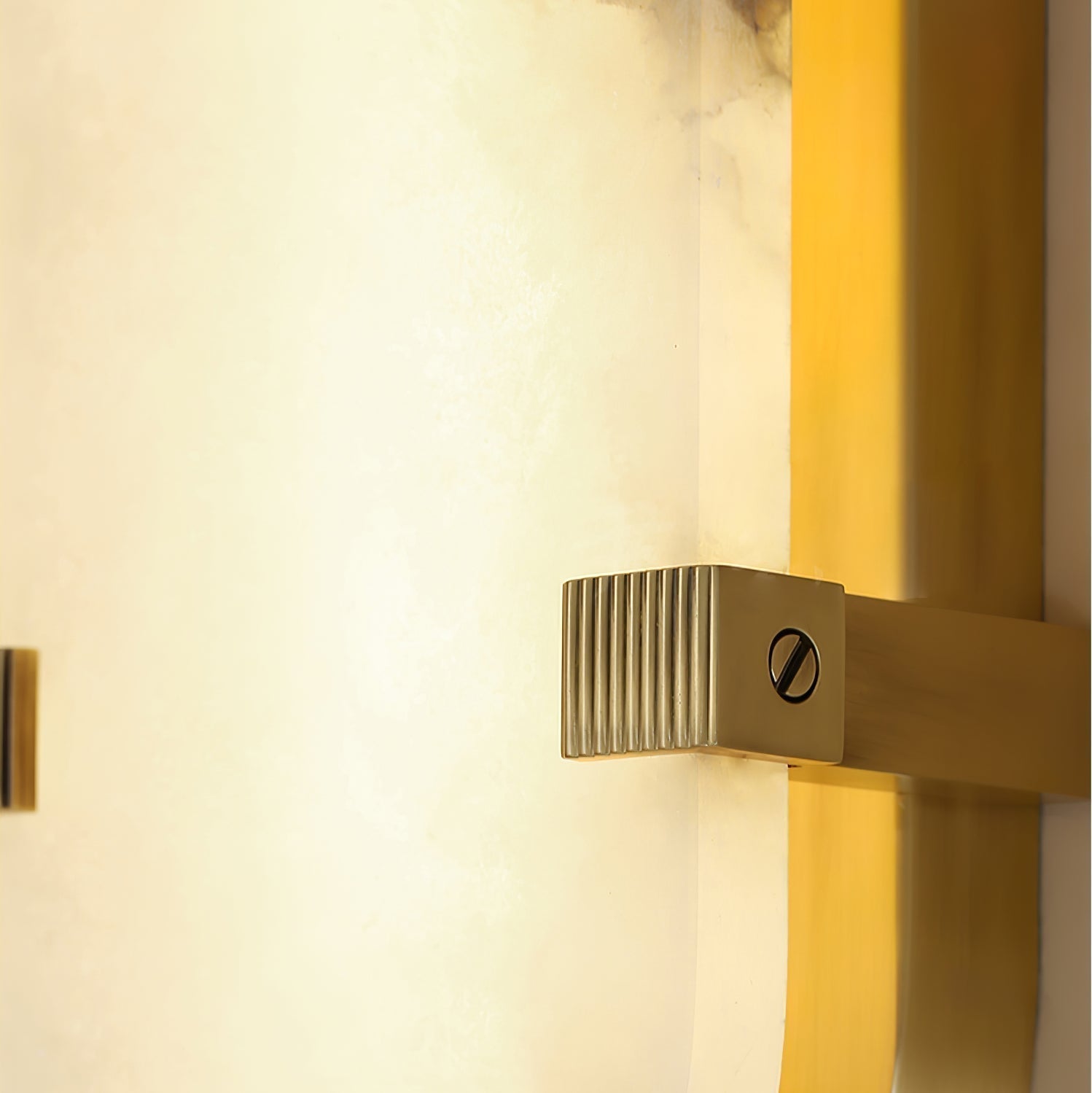 Lunaris Applique Murale Ovale Minimaliste en Albâtre - Neutralighting