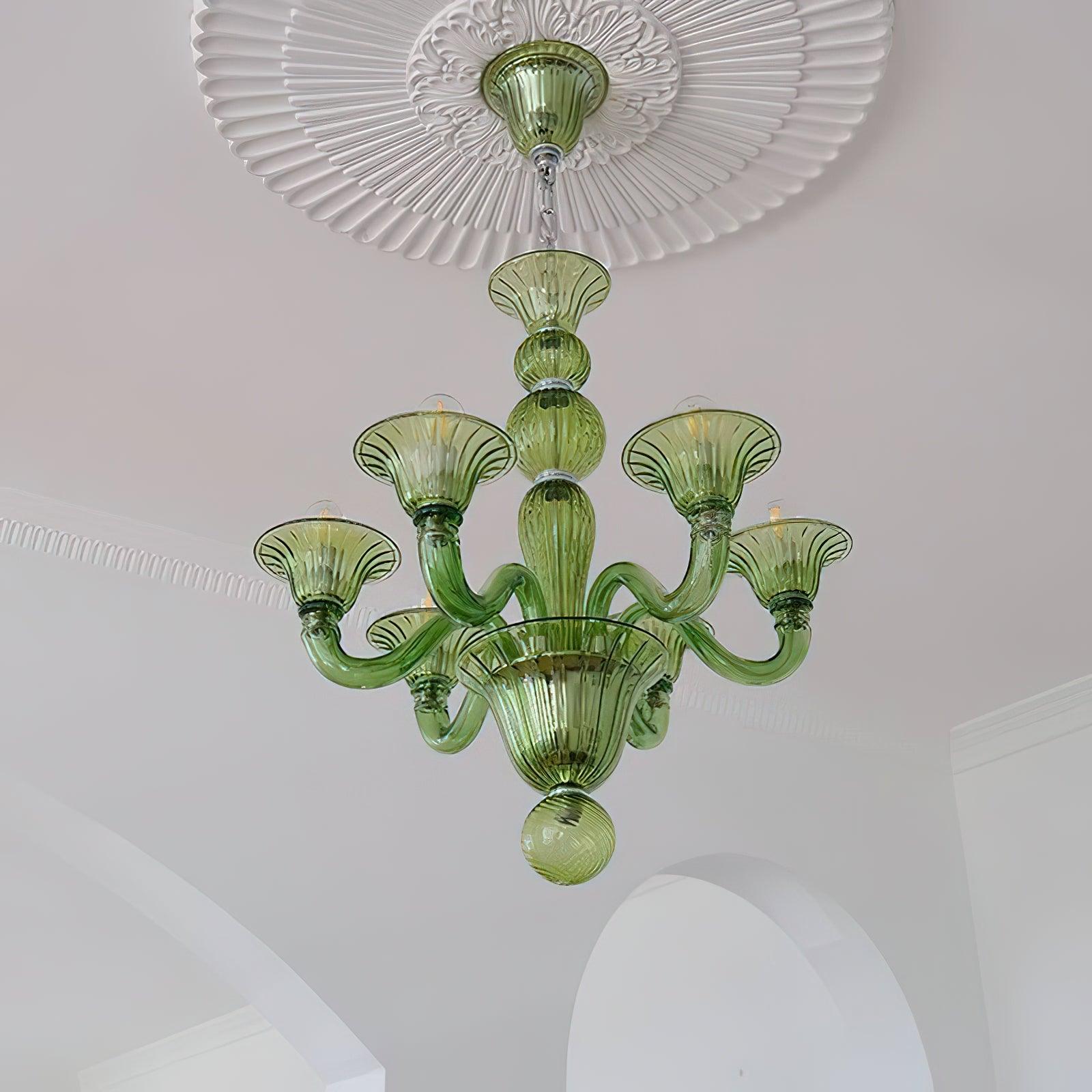 Aurora Chandelier Murano Glass Exotic - Neutralighting