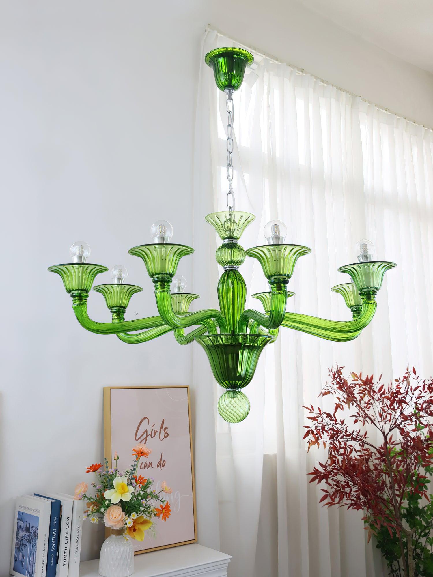 Aurora Chandelier Murano Glass Exotic - Neutralighting
