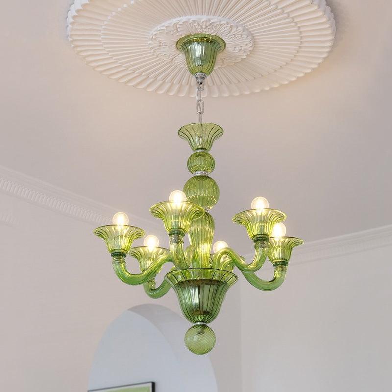 Aurora Chandelier Murano Glass Exotic - Neutralighting