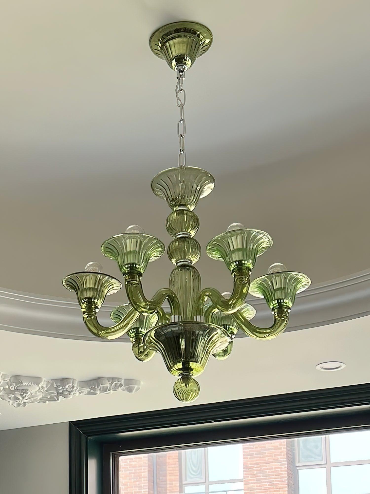 Aurora Chandelier Murano Glass Exotic - Neutralighting