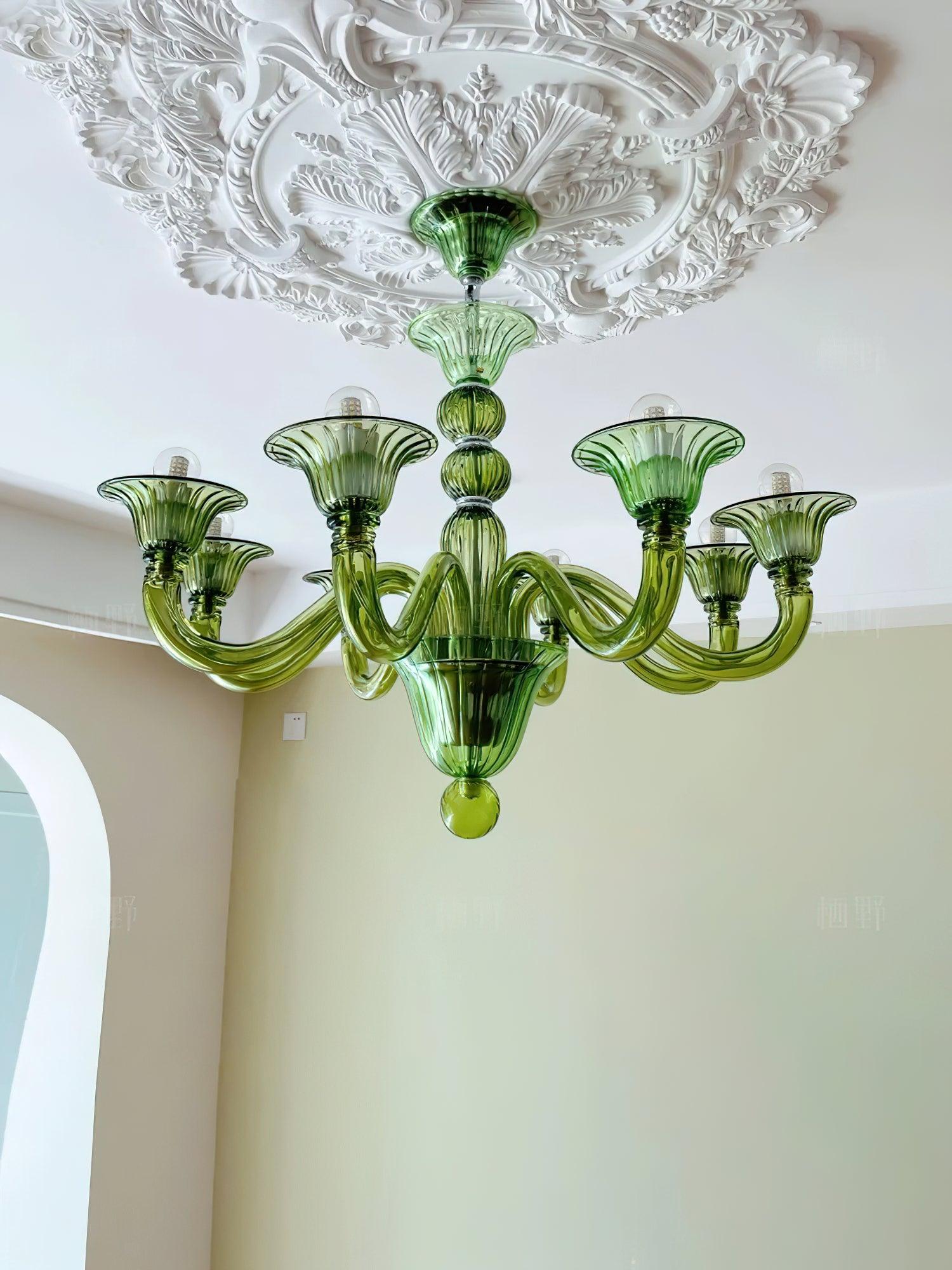 Aurora Chandelier Murano Glass Exotic - Neutralighting