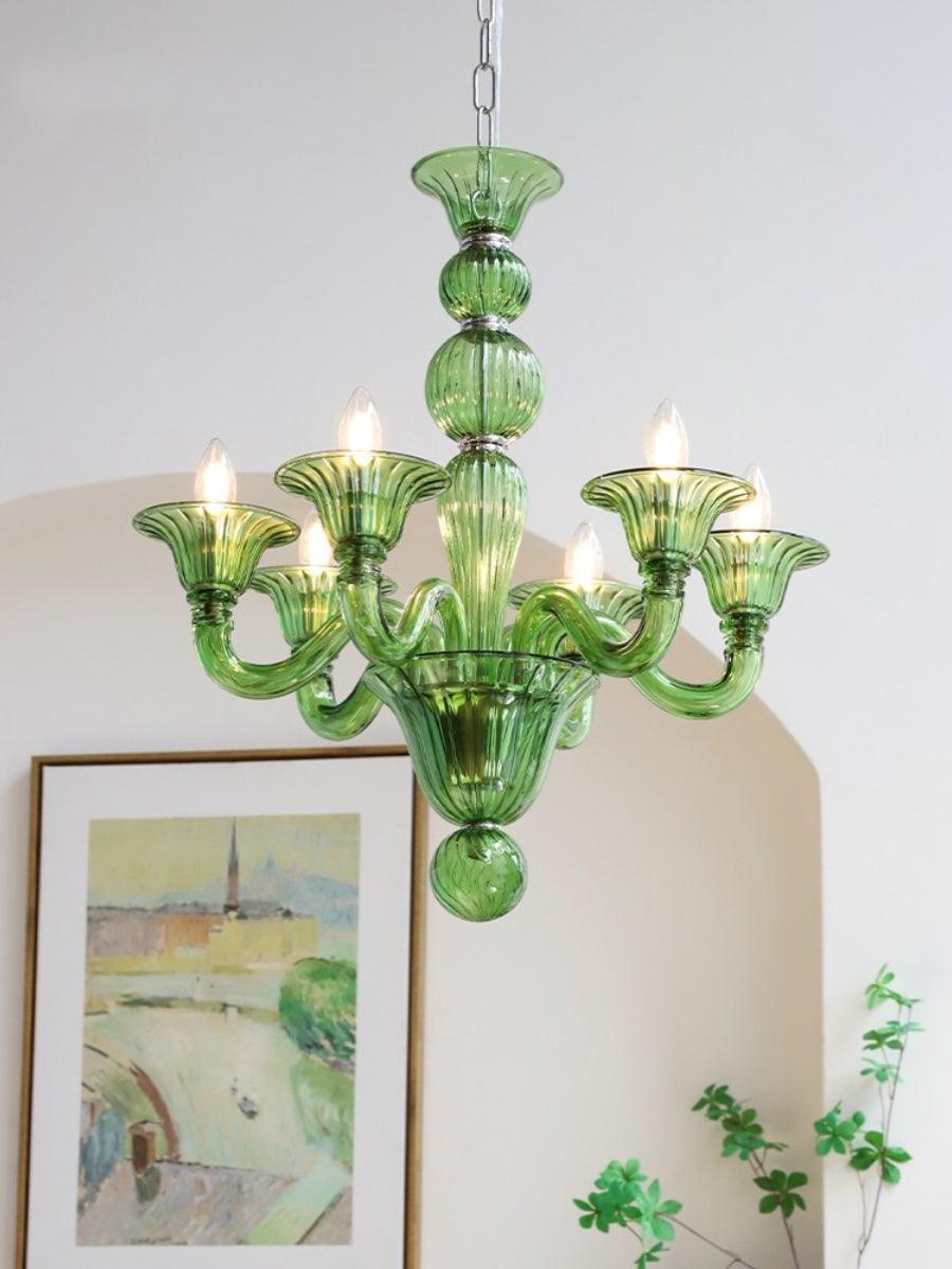Aurora Chandelier Murano Glass Exotic - Neutralighting