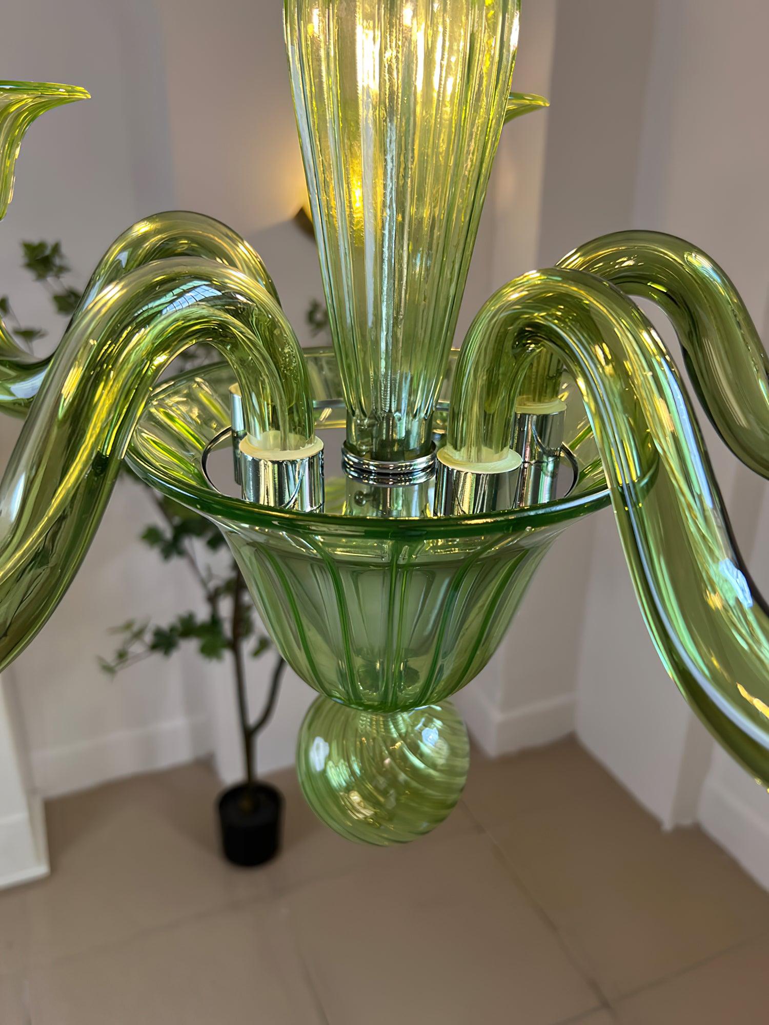 Aurora Chandelier Murano Glass Exotic - Neutralighting
