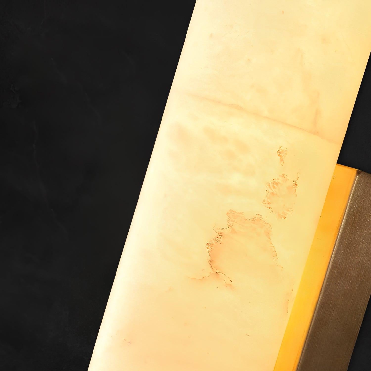 Klyr Applique Murale Cylindrique Verticale en Albâtre - Neutralighting