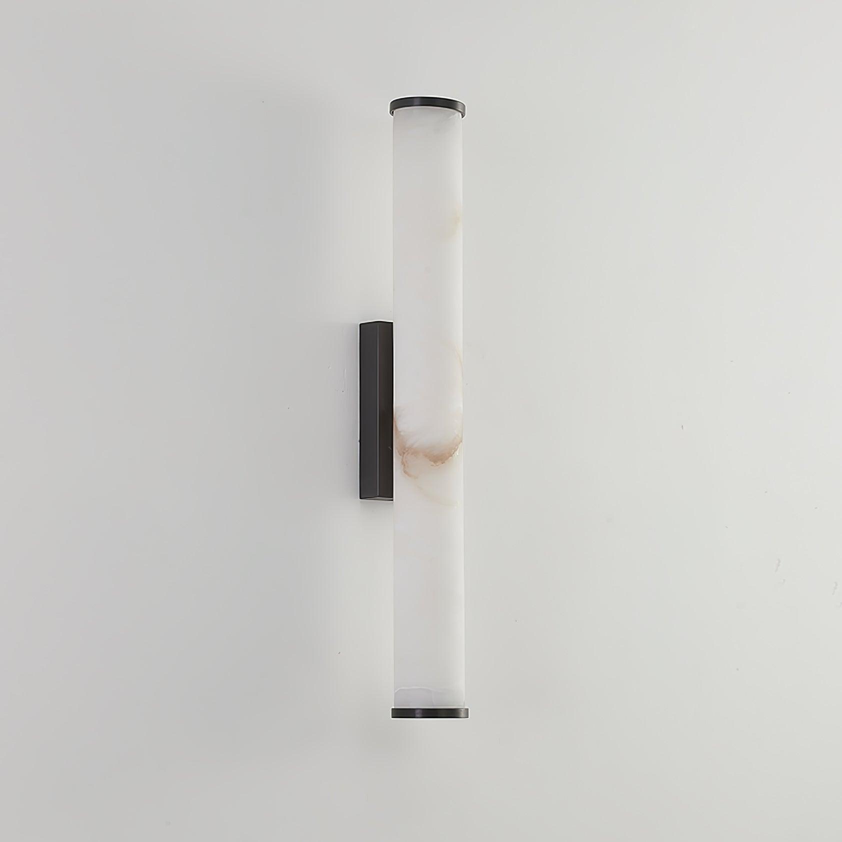 Klyr Applique Murale Cylindrique Verticale en Albâtre
