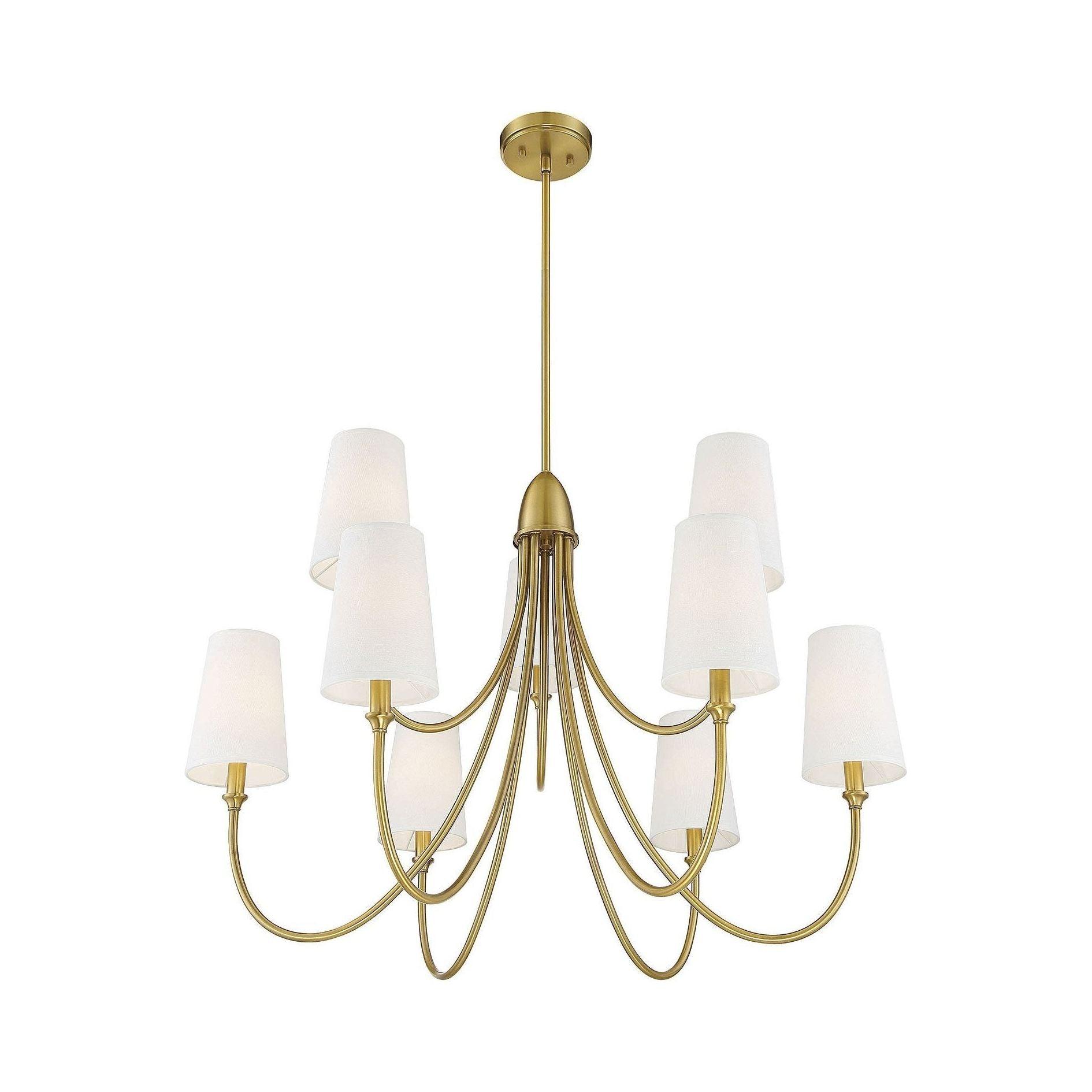 Premium Chandelier Lumin Style Vintage-Industriel en Tissu et Métal - Neutralighting