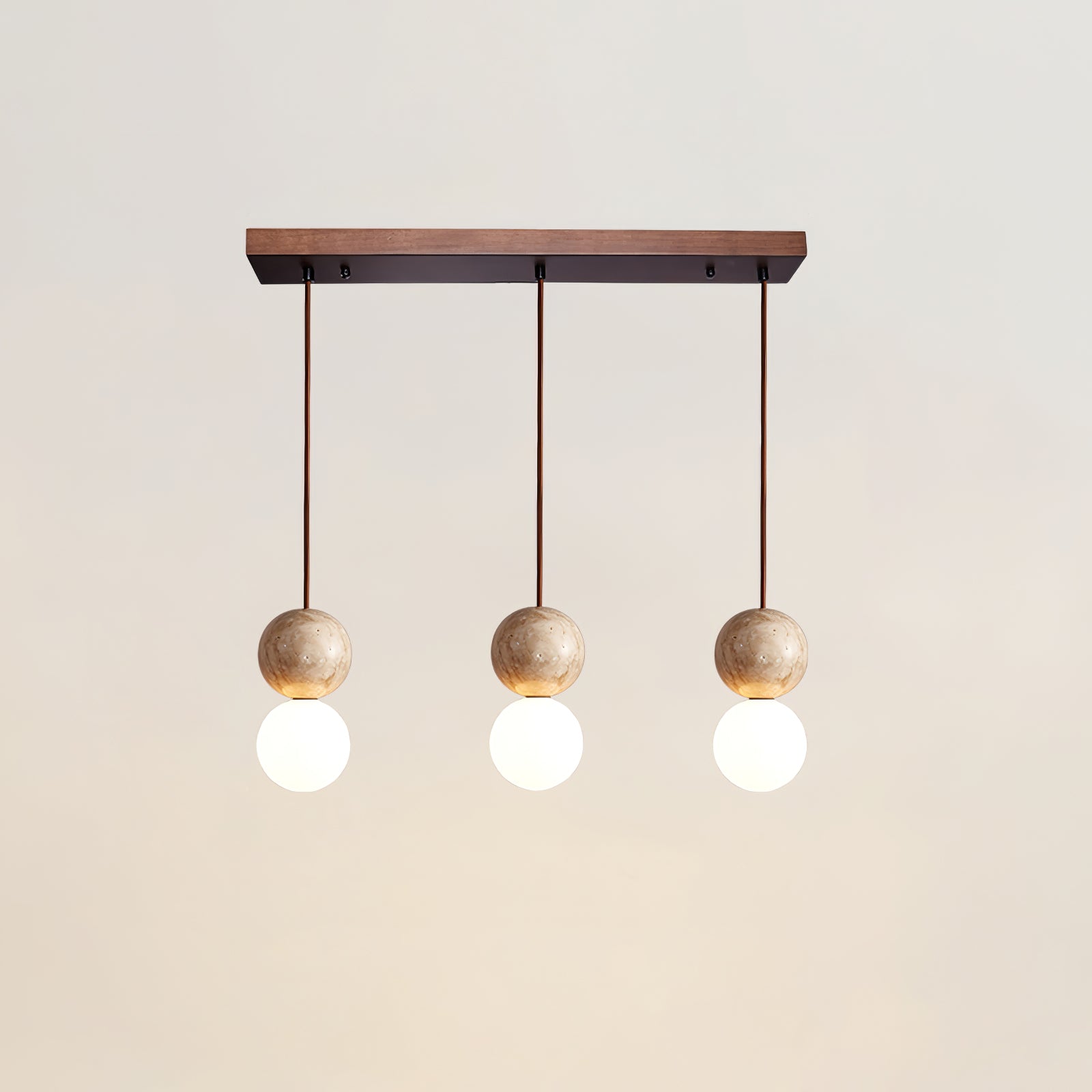 Luna Travertin Pendentif Lumière - Neutralighting