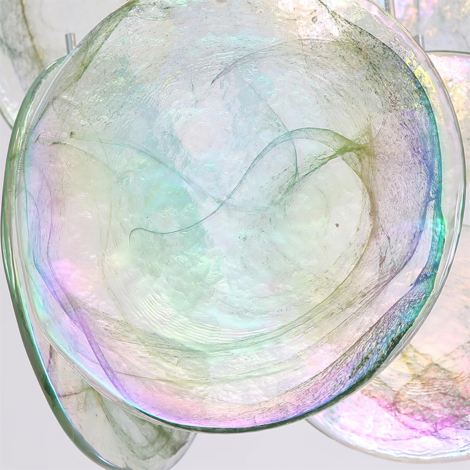 Camisa Lustre Couches de Disques en Verre Murano - Neutralighting