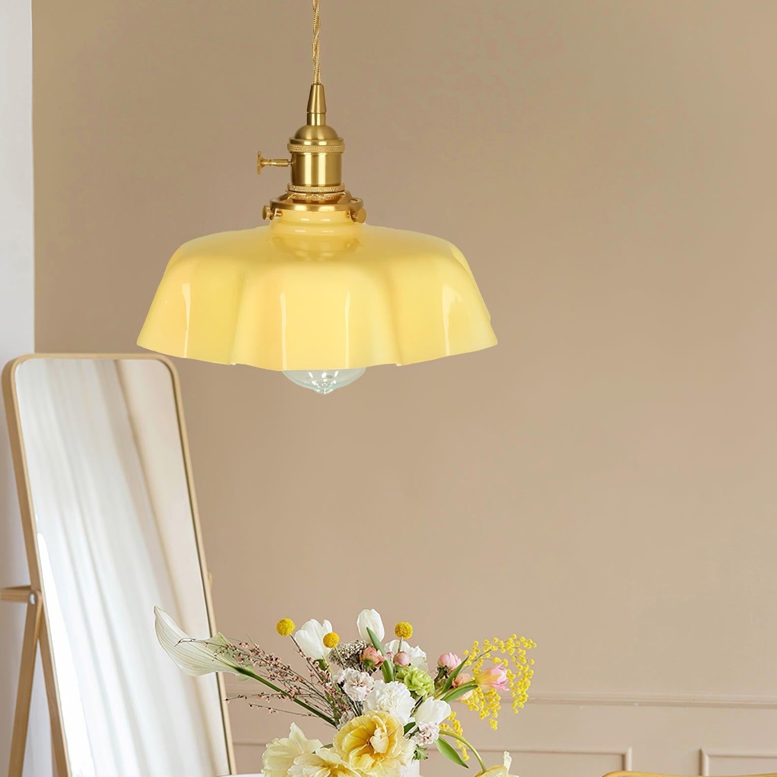 Civen Suspension Fleur Verre - Neutralighting