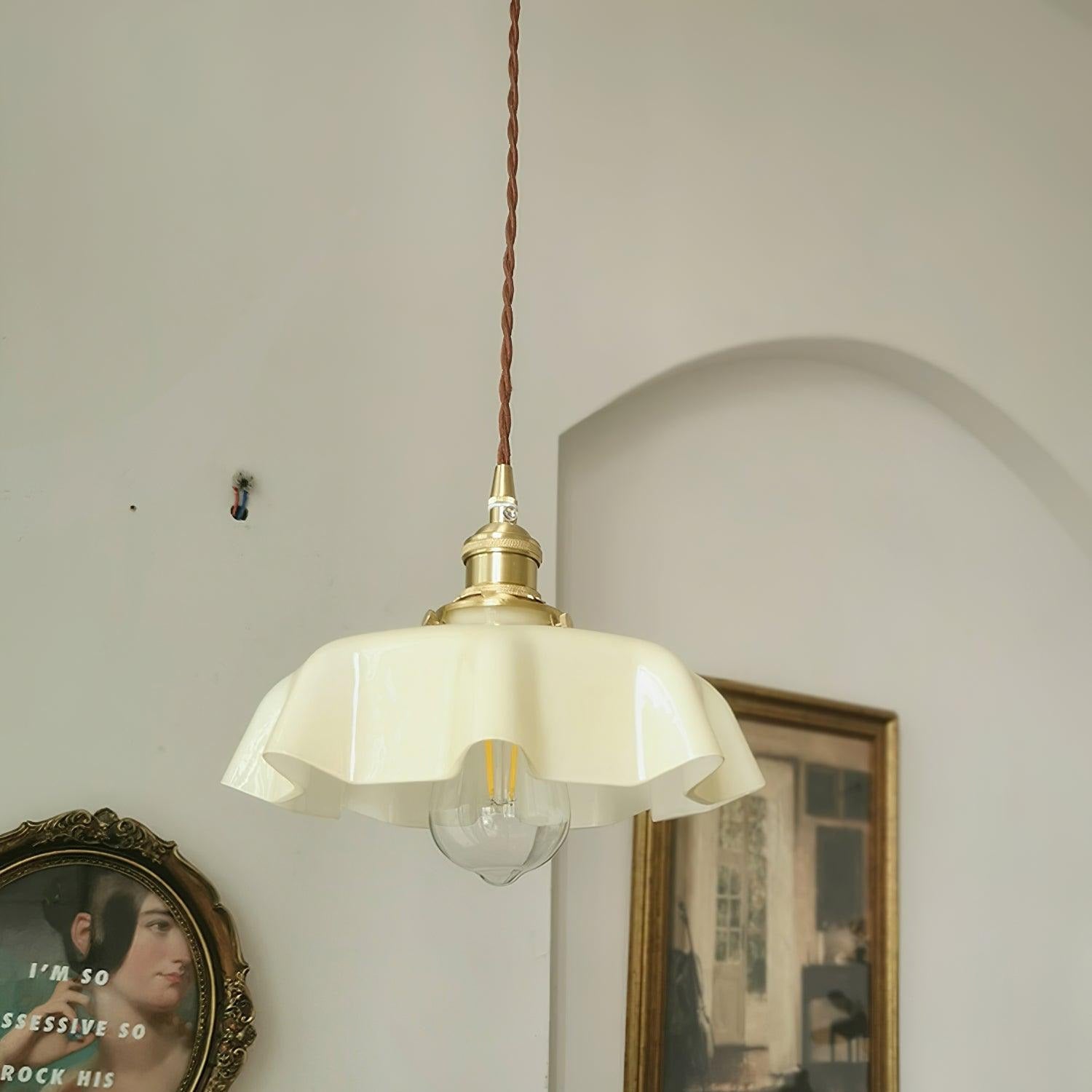 Civen Suspension Fleur Verre - Neutralighting