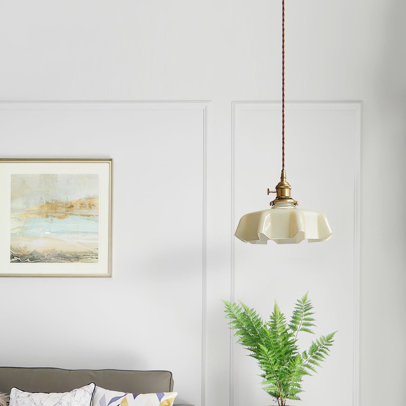 Civen Suspension Fleur Verre - Neutralighting