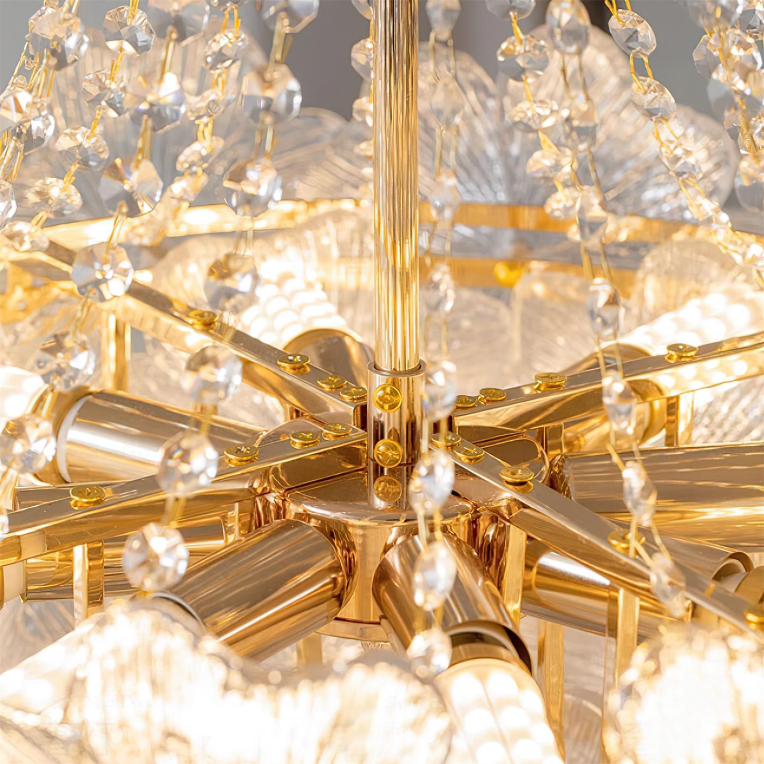 Campina Lustre Cristal Fleur Superposé - Neutralighting