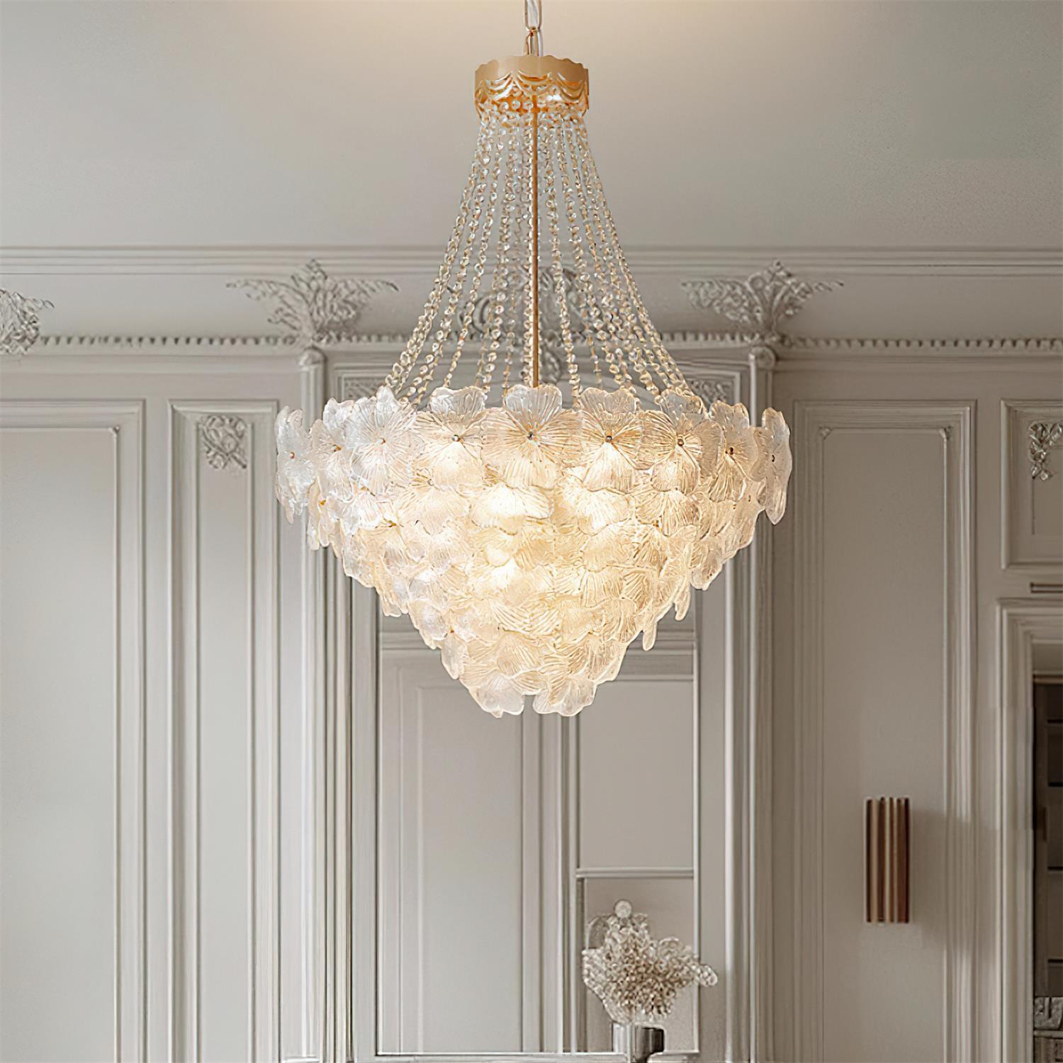 Campina Lustre Cristal Fleur Superposé - Neutralighting