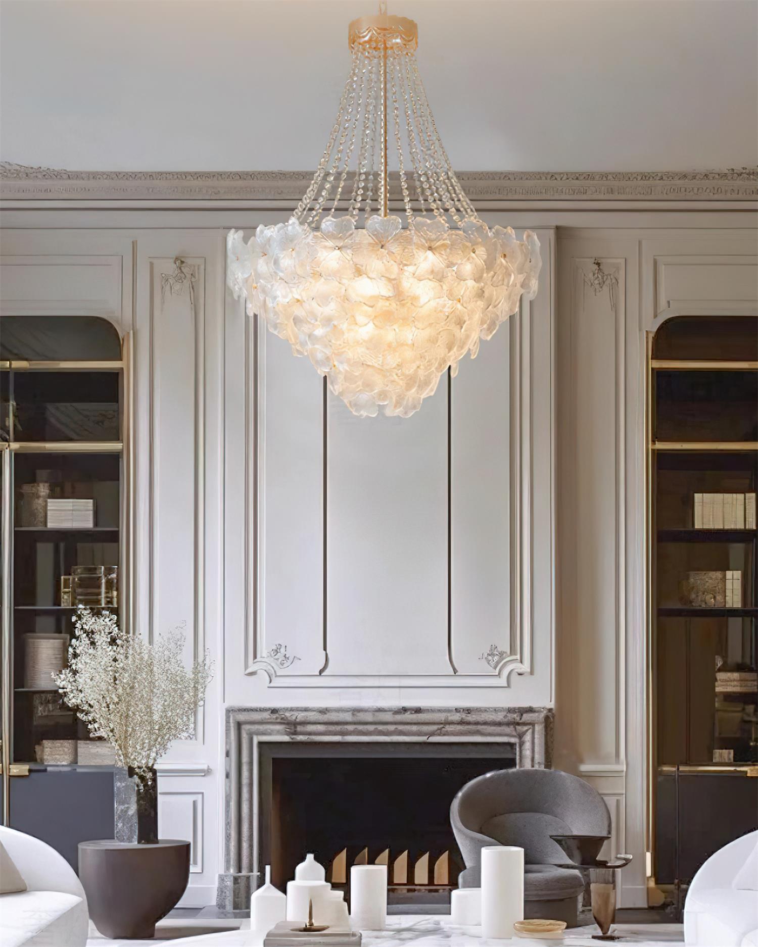 Campina Lustre Cristal Fleur Superposé - Neutralighting