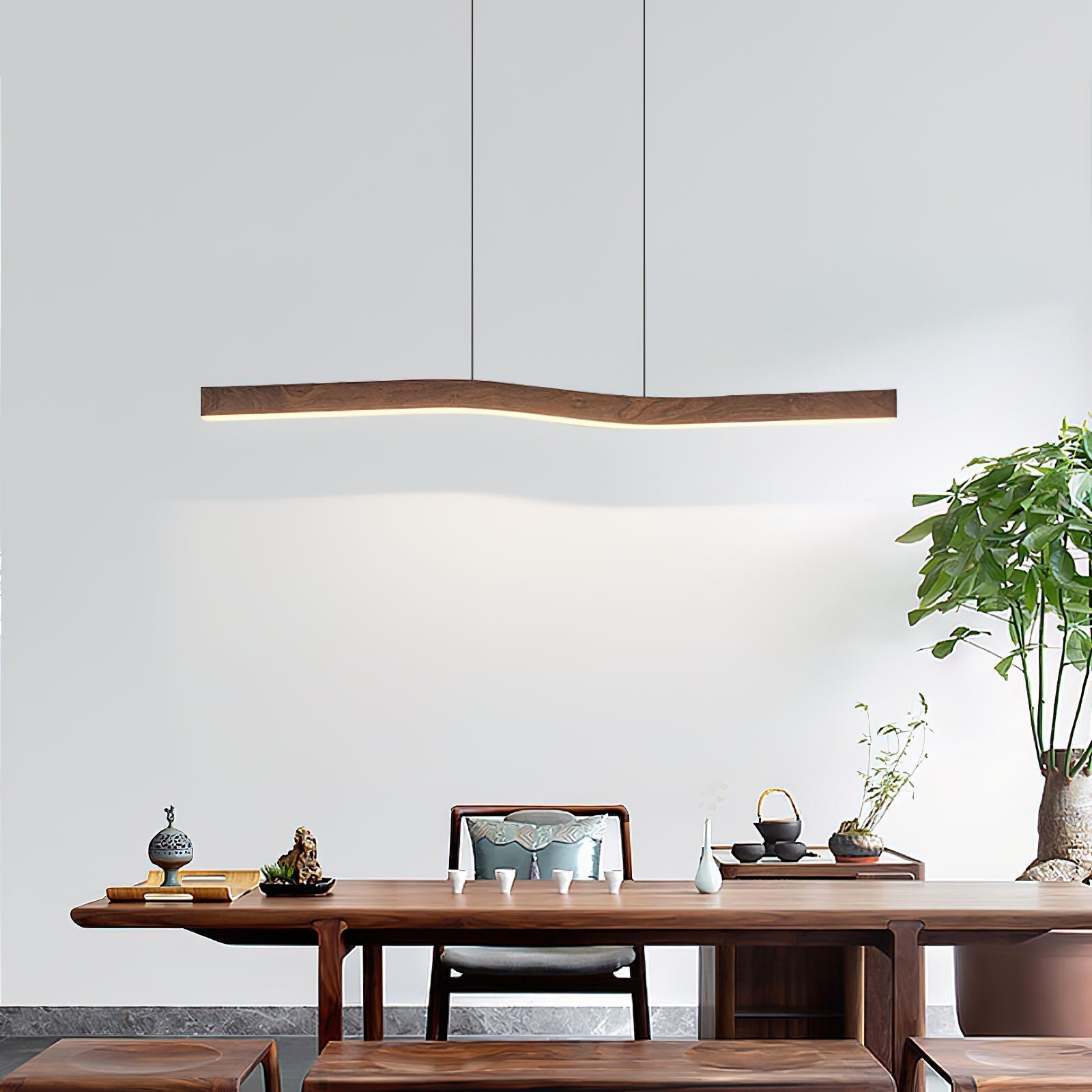 Ylen Suspension Nordique en Bois pour Salon - Neutralighting