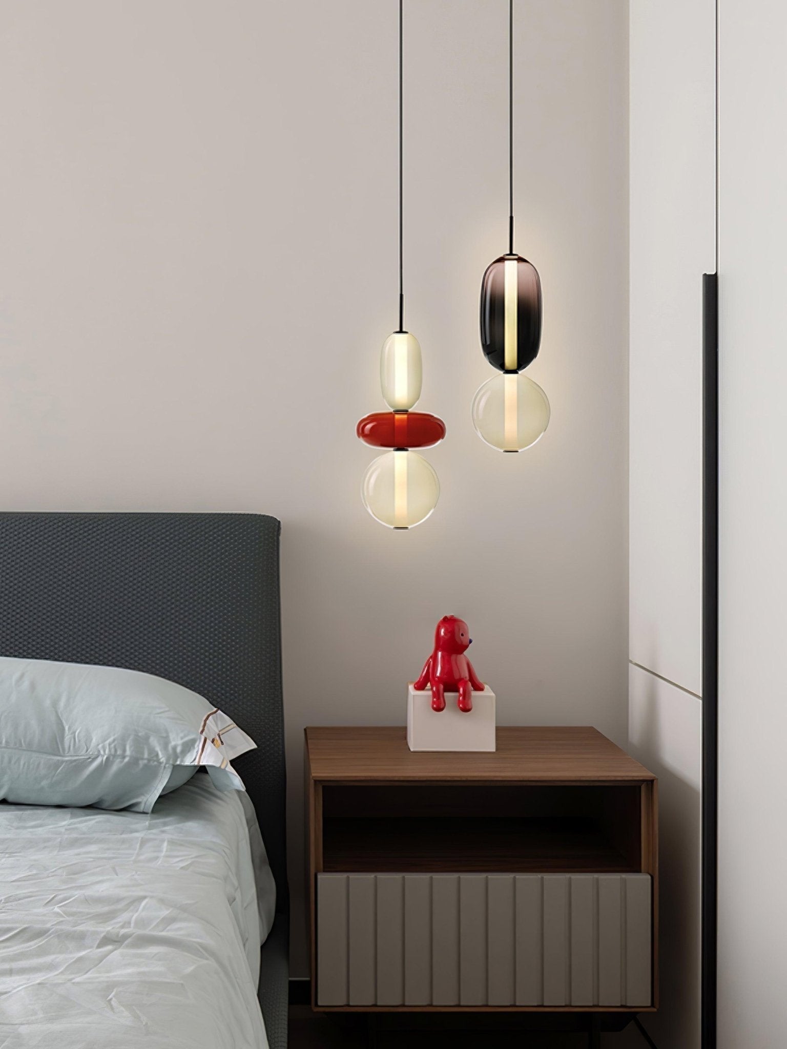 Orba Lampe Pendante en Verre Cristallisé - Neutralighting