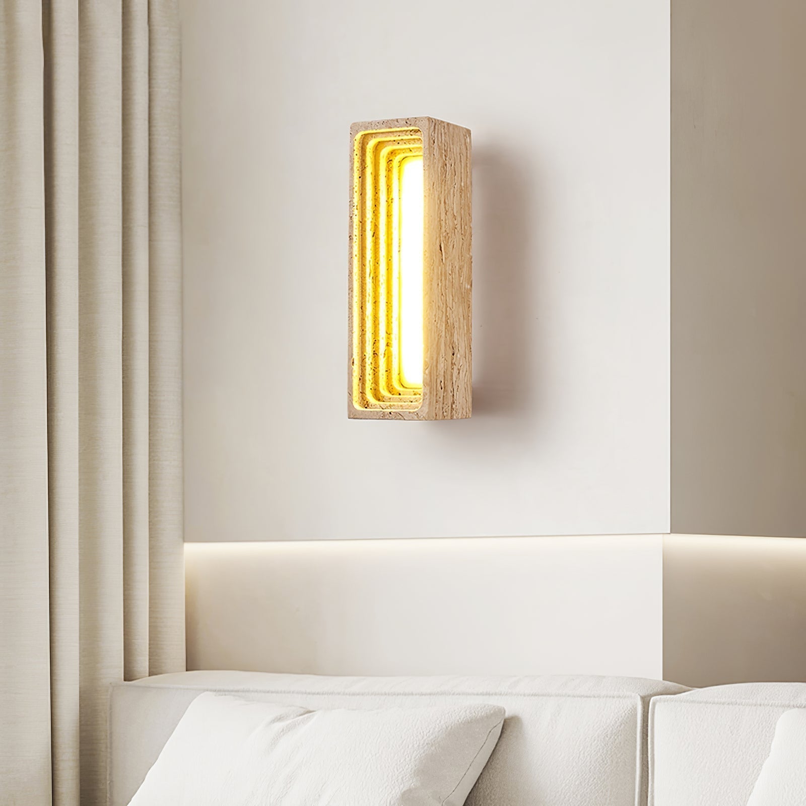 Atheila Travertine Wall Light - Letslighting