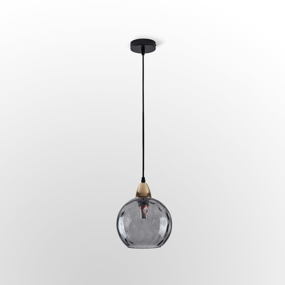Water Ripple Suspension Boule Moderne Verre Rouge/Vert/Bleu Salon - Neutralighting