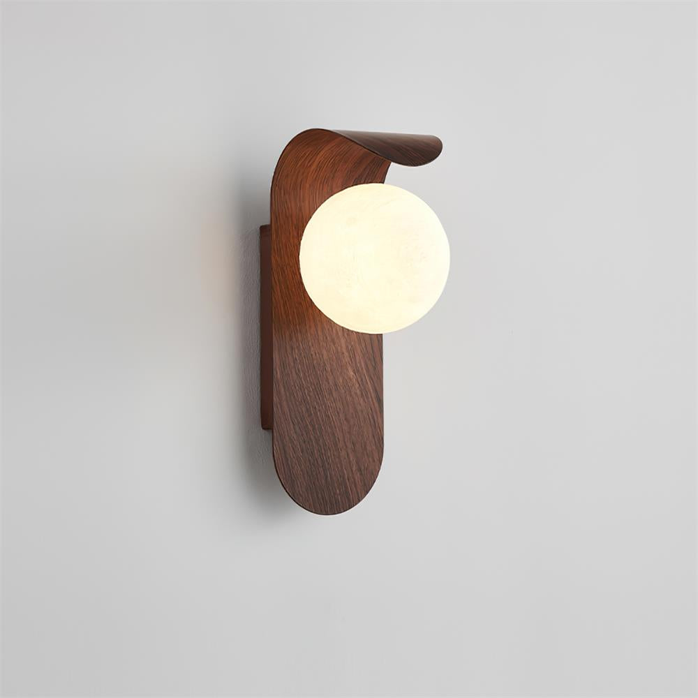 Exuro Applique Murale Intérieure en Bois / Noyer