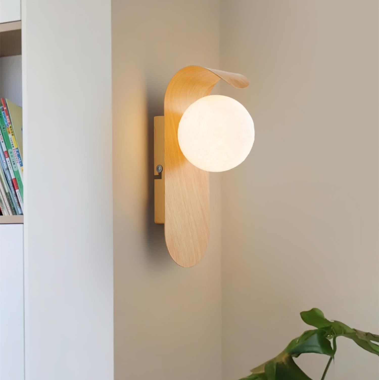 Exuro Applique Murale Intérieure en Bois / Noyer