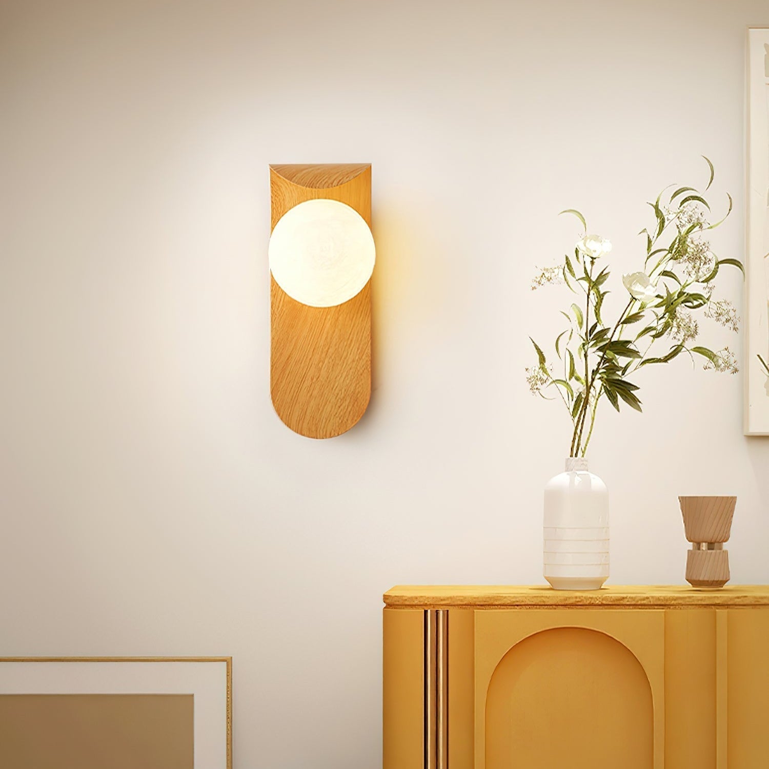 Exuro Applique Murale Intérieure en Bois / Noyer