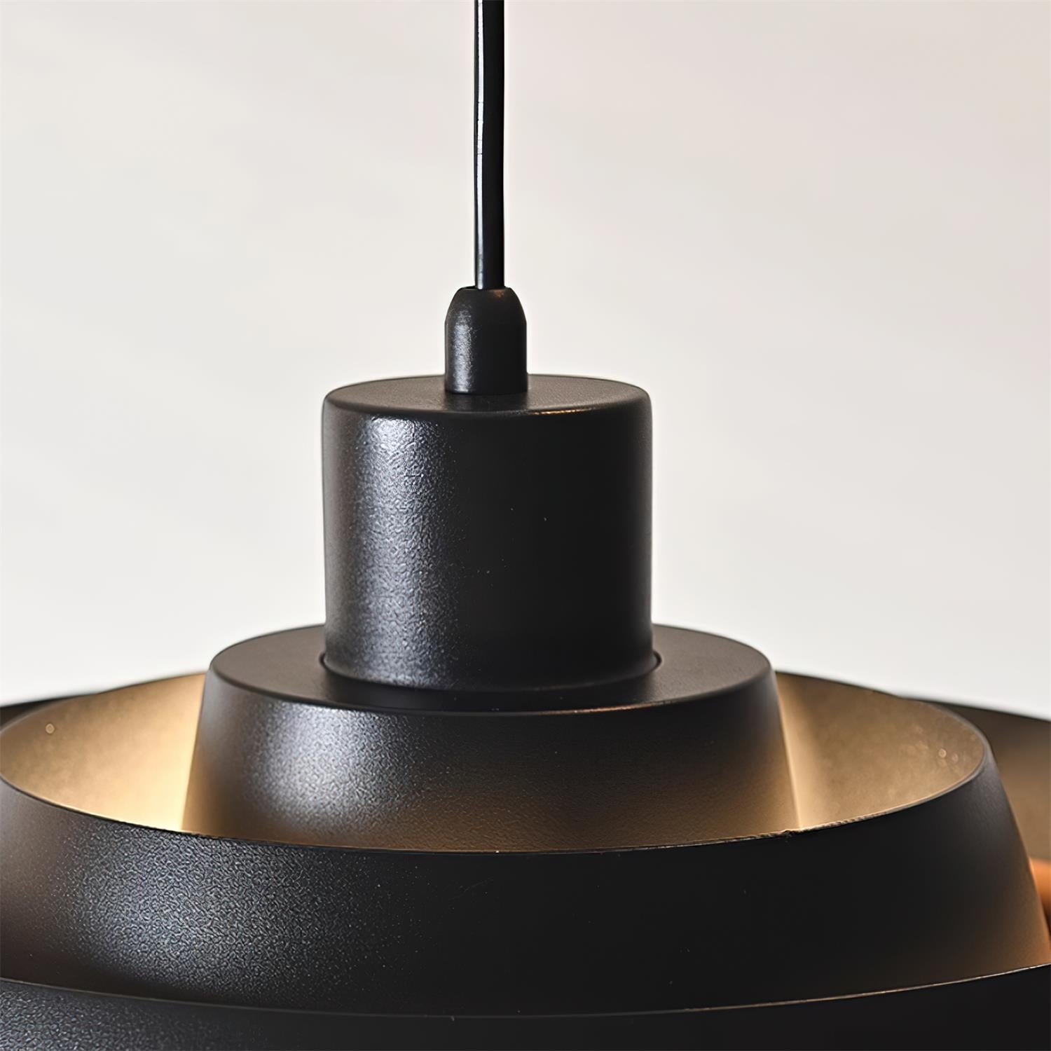 Flare Lampe Pendante Moderne Abat-jour Bois Superposé - Neutralighting