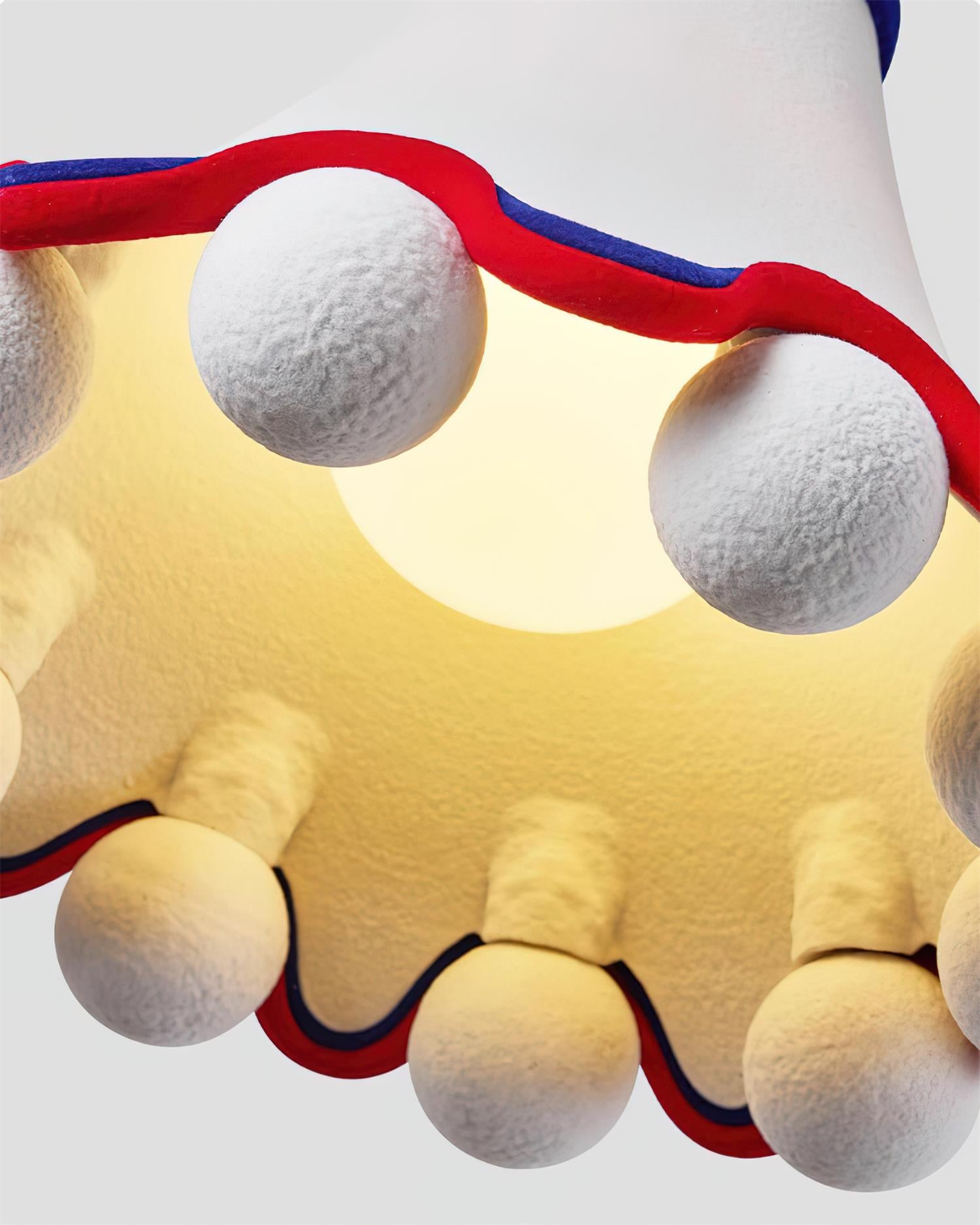 Carniva Suspension Abat-jour avec Pompons Ludiques - Neutralighting