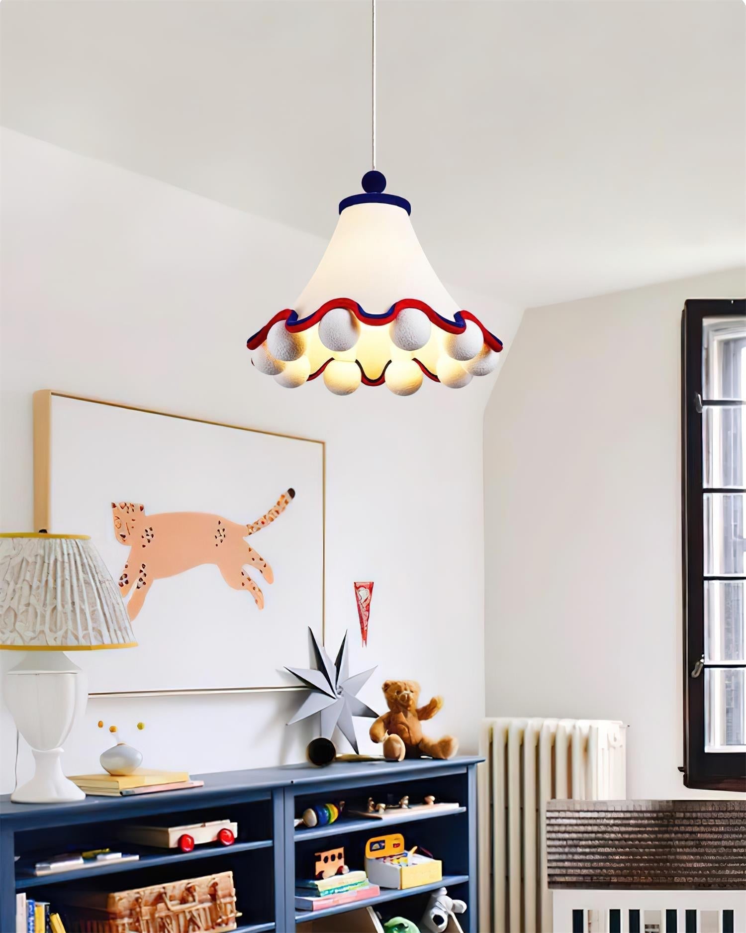 Carniva Suspension Abat-jour avec Pompons Ludiques - Neutralighting