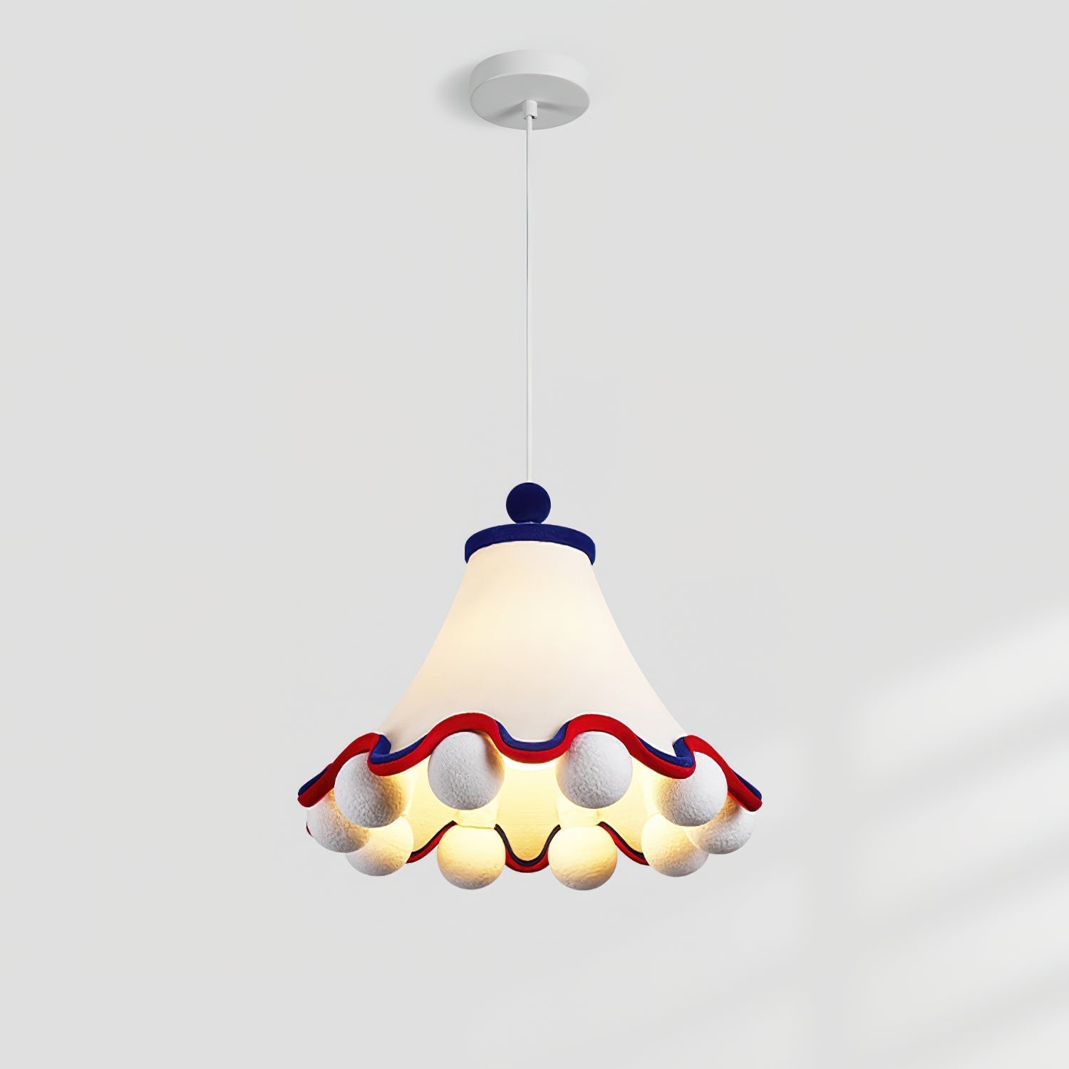 Carniva Suspension Abat-jour avec Pompons Ludiques - Neutralighting