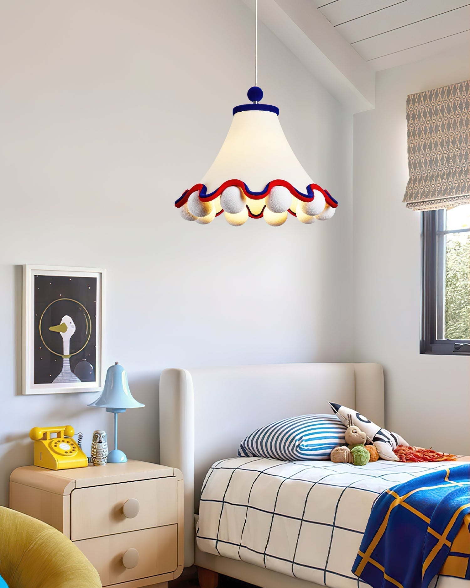Carniva Suspension Abat-jour avec Pompons Ludiques - Neutralighting