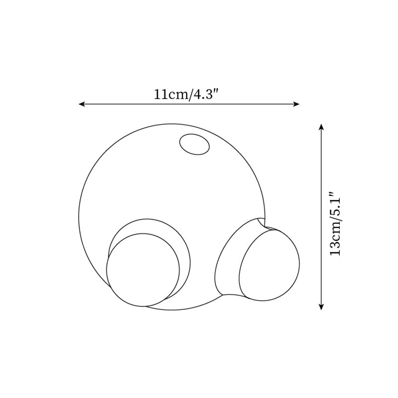 Doraemon Applique Murale Globe Ludique - Neutralighting