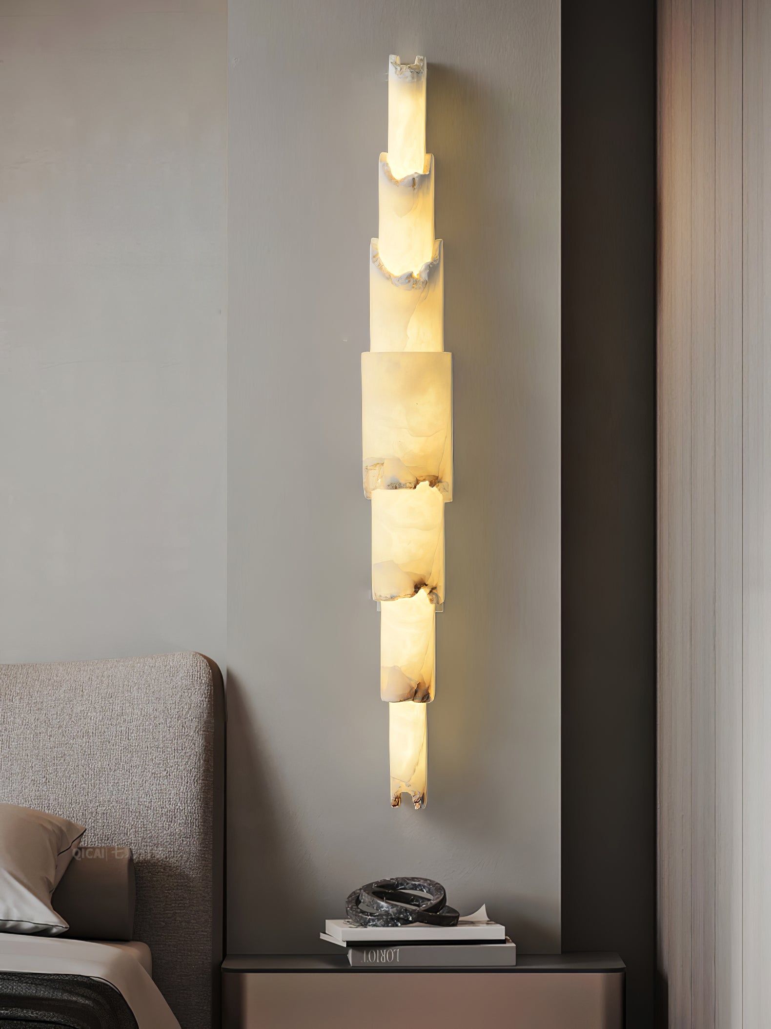 Elara Applique Murale Multicouche en Albâtre - Neutralighting
