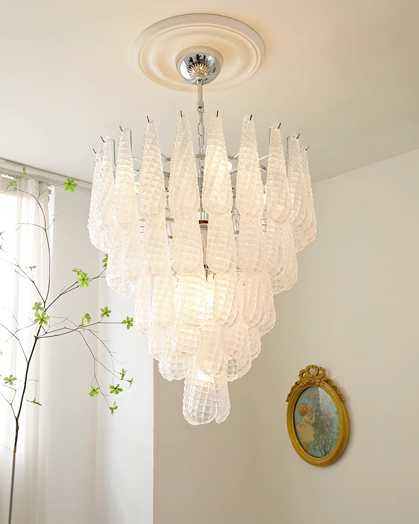 Case Lustre Cascade de Gouttes de Verre - Neutralighting