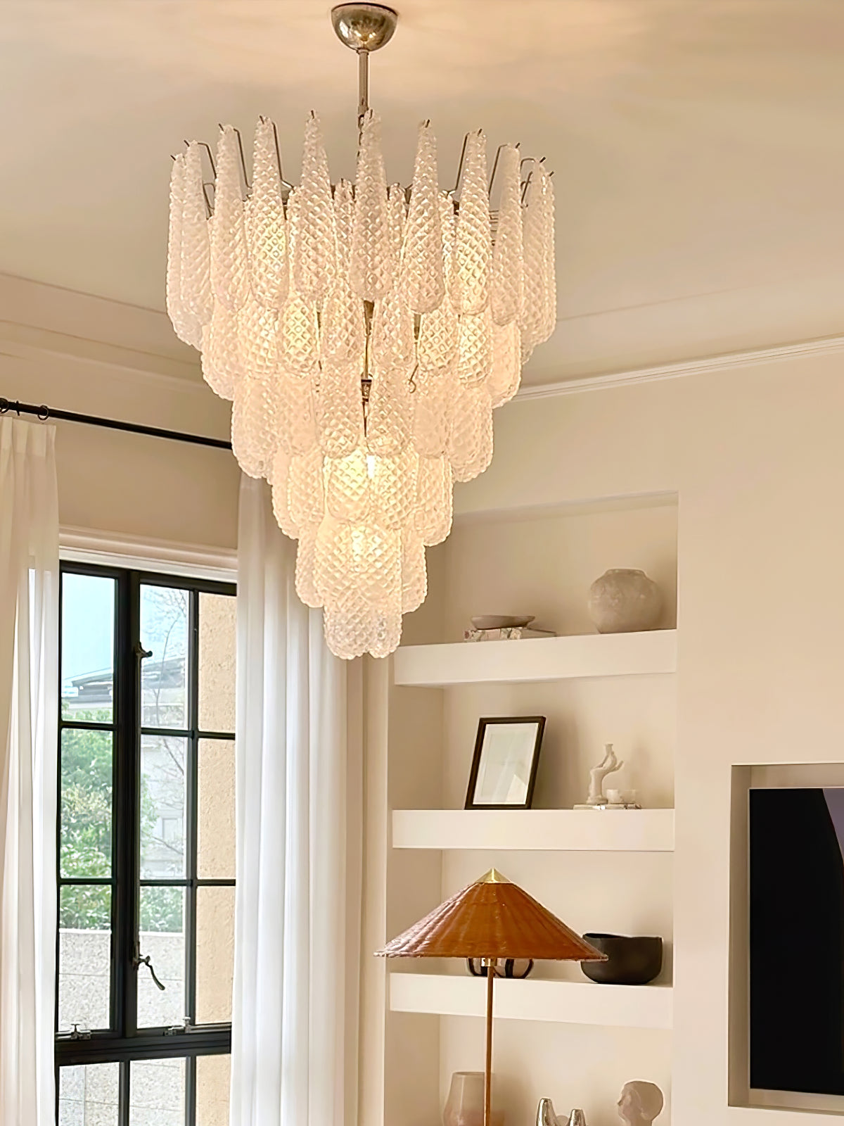 Case Lustre Cascade de Gouttes de Verre - Neutralighting