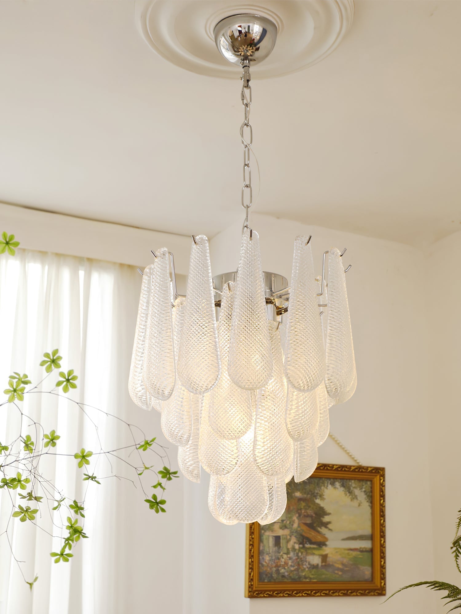 Case Lustre Cascade de Gouttes de Verre - Neutralighting