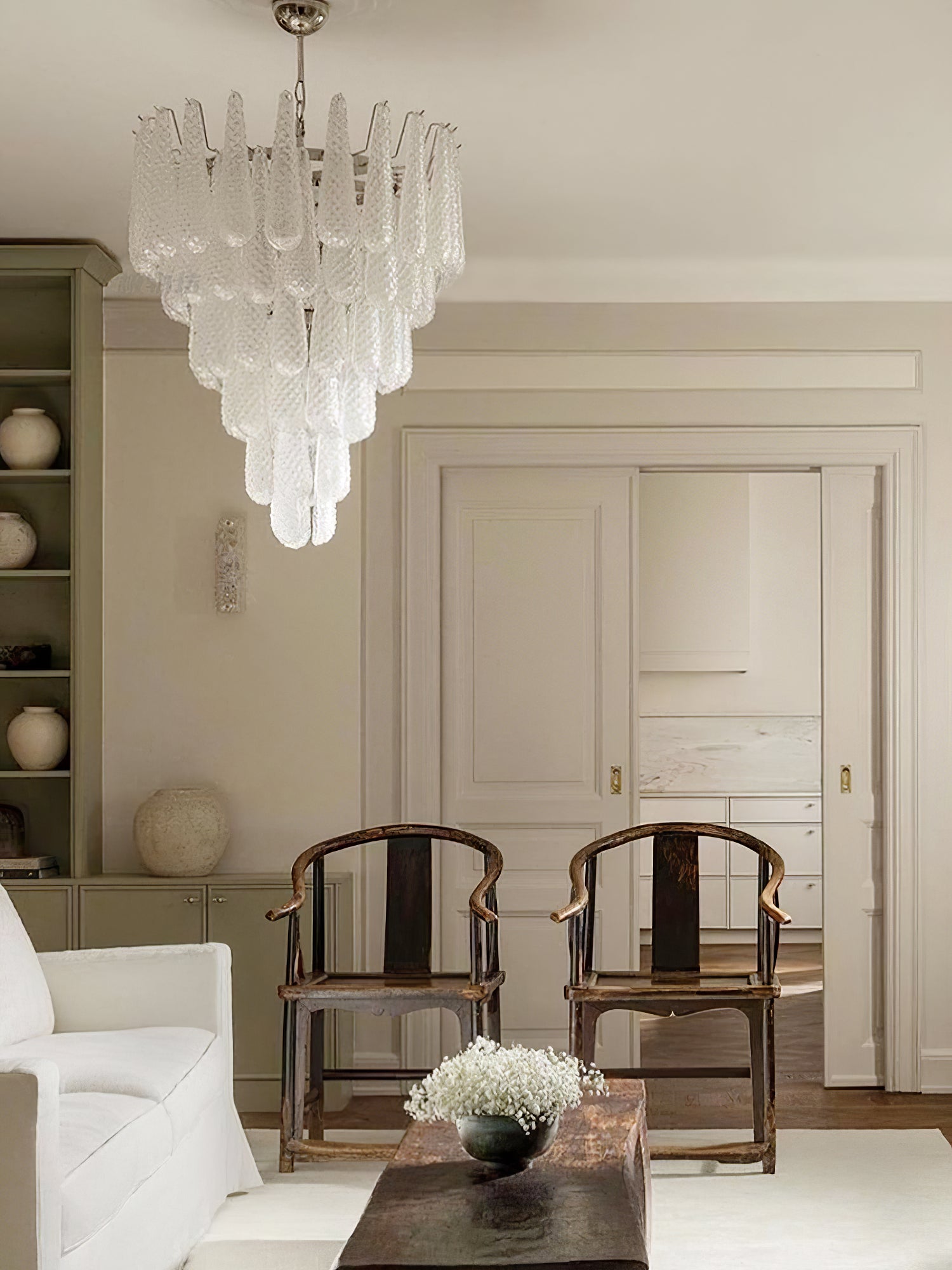 Case Lustre Cascade de Gouttes de Verre - Neutralighting