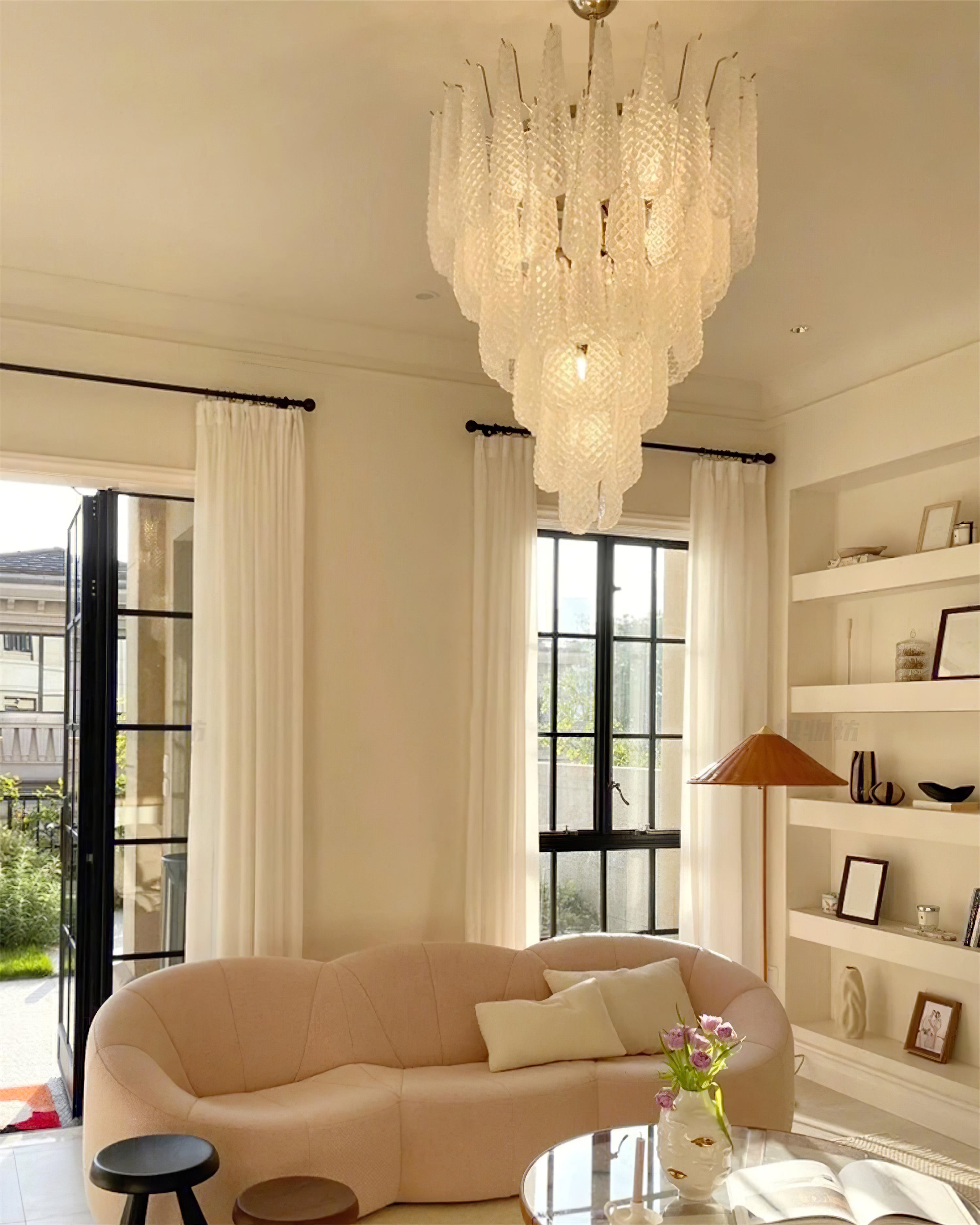 Case Lustre Cascade de Gouttes de Verre - Neutralighting
