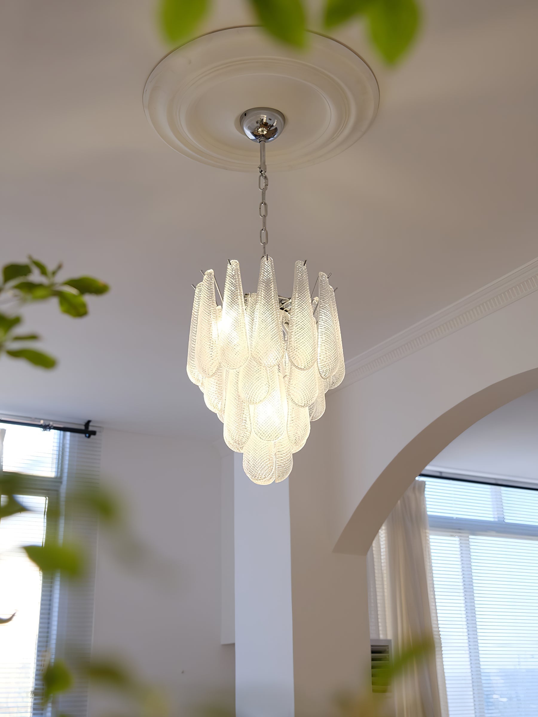 Case Lustre Cascade de Gouttes de Verre - Neutralighting