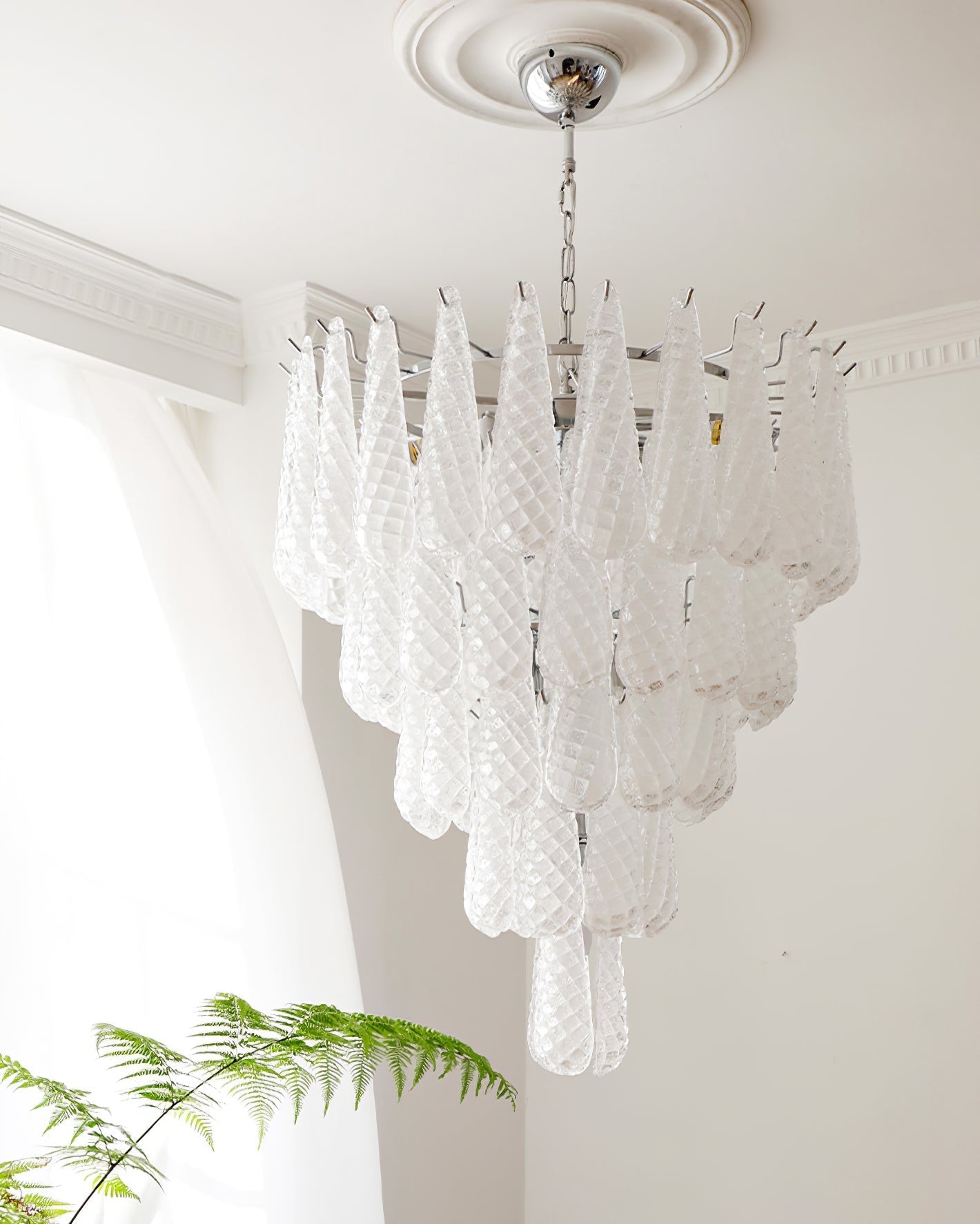 Case Lustre Cascade de Gouttes de Verre - Neutralighting