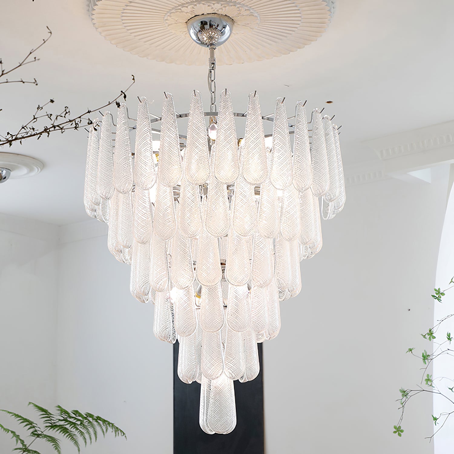 Case Lustre Cascade de Gouttes de Verre - Neutralighting