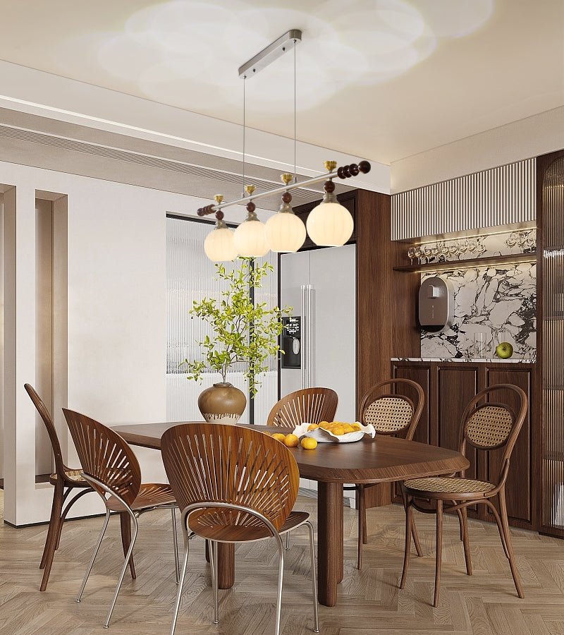 Otheia Suspension Linéaire en Bois Vintage - Neutralighting