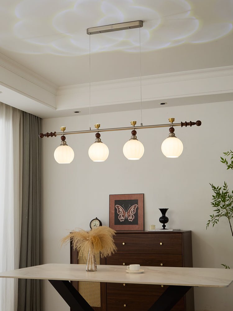 Otheia Suspension Linéaire en Bois Vintage - Neutralighting