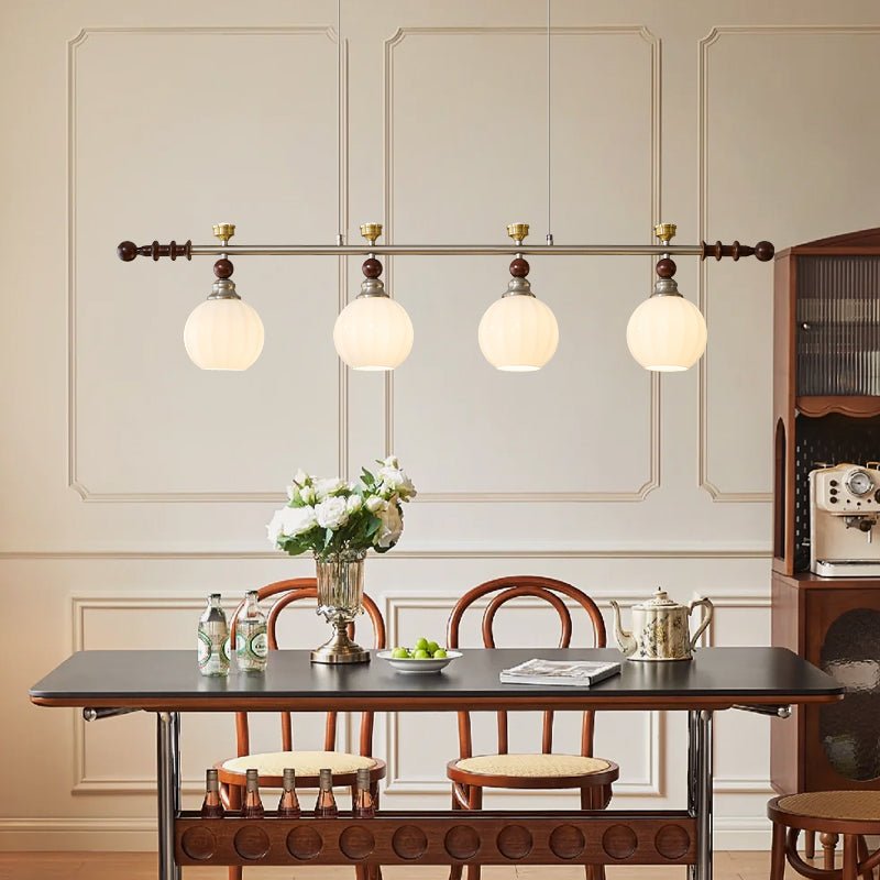 Otheia Suspension Linéaire en Bois Vintage - Neutralighting