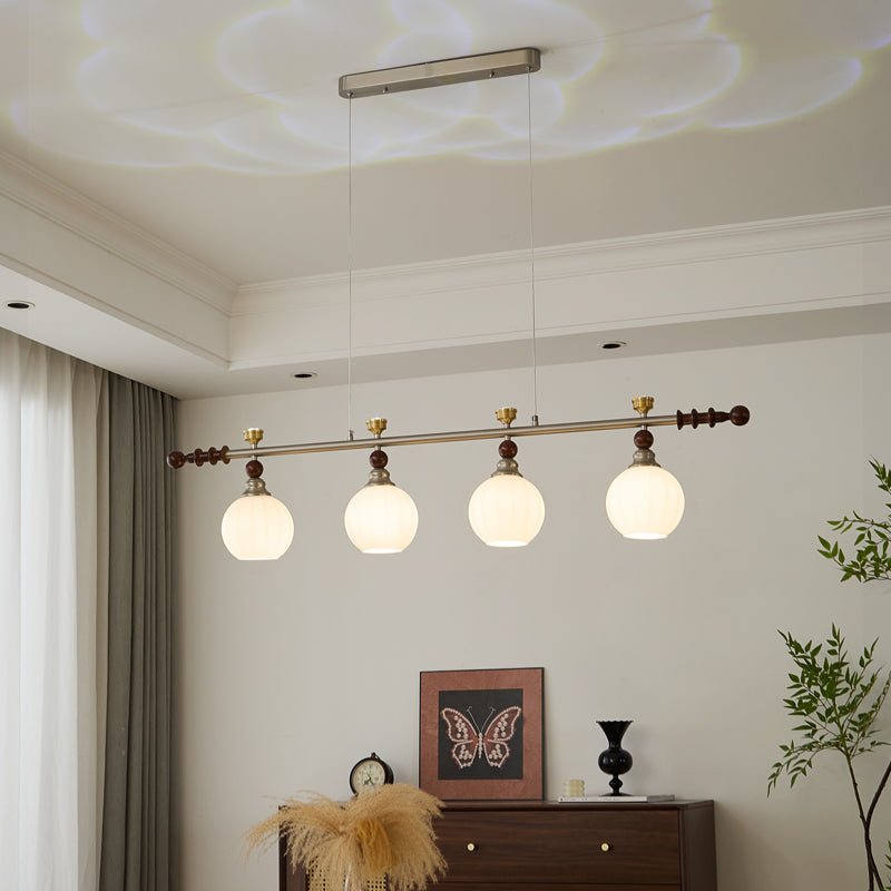 Otheia Suspension Linéaire en Bois Vintage - Neutralighting