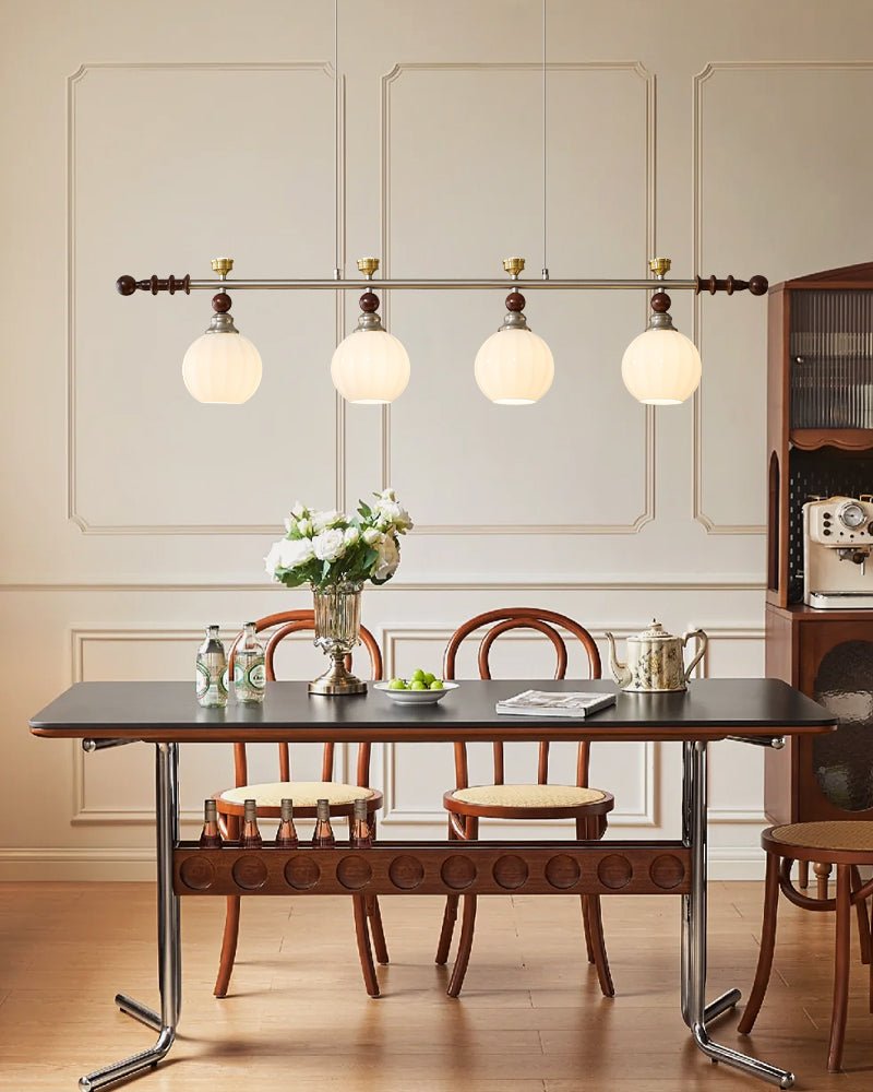 Otheia Suspension Linéaire en Bois Vintage - Neutralighting