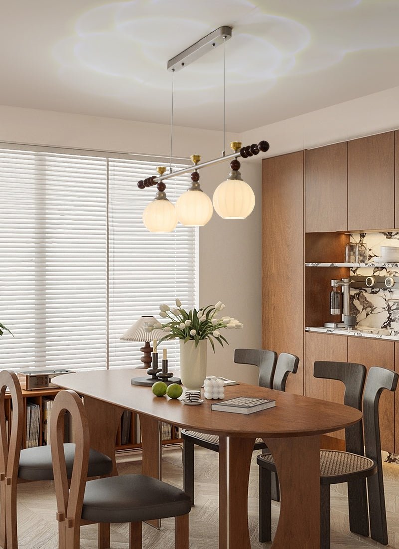 Otheia Suspension Linéaire en Bois Vintage - Neutralighting