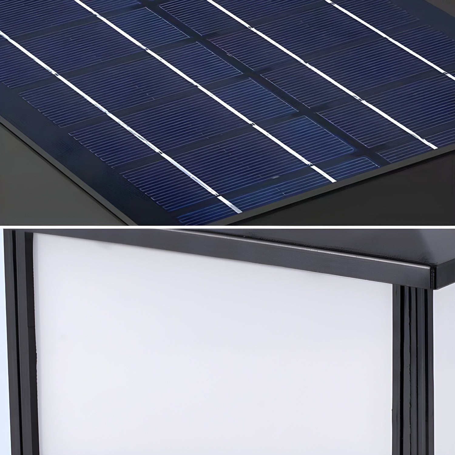 Ray Lampe Solaire Extérieure Carrée de Style Pavillon - Neutralighting