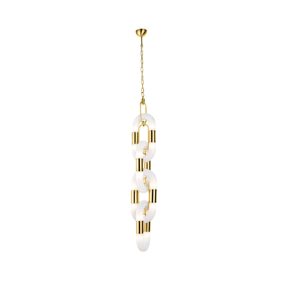 Zeta Lampe Pendante Acrylique Moderne Chaîne - Neutralighting