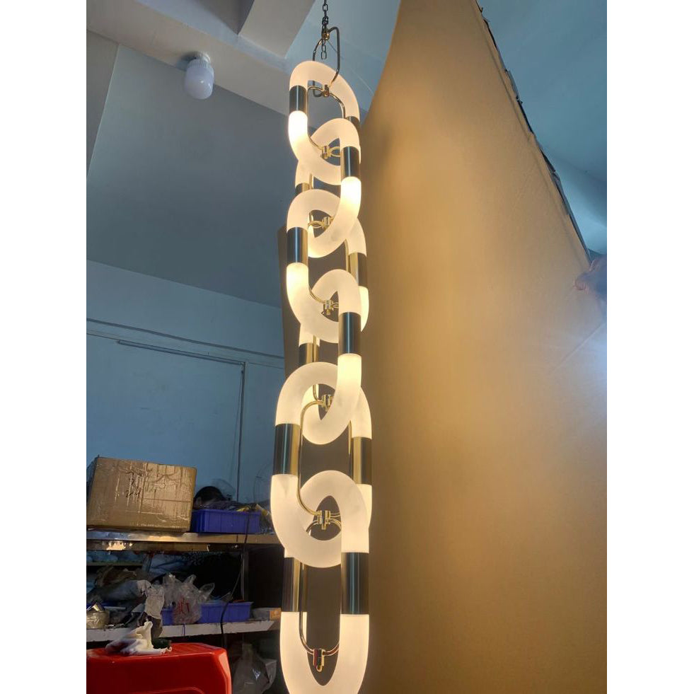Zeta Lampe Pendante Acrylique Moderne Chaîne - Neutralighting
